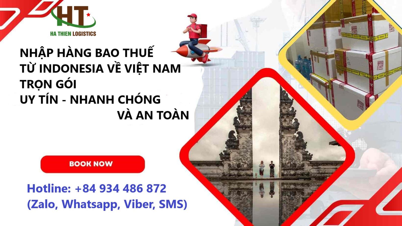 Nhập hàng Bao Thuế từ Indonesia về Việt Nam